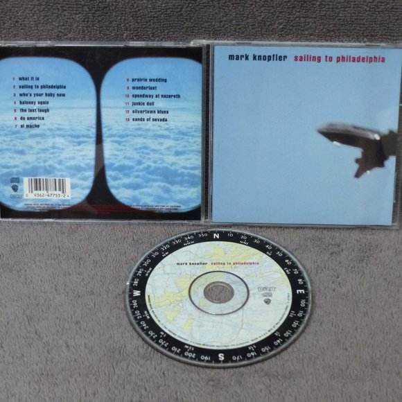 Mark Knopfler Sailing to Philadelphia CD 2000 Dire Straits Singer Warner Bros - Picture 1 of 12